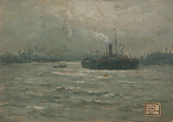 William Cave Day (1862-1924) On The Maas Rotterdam b