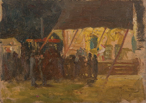 William Cave Day (1862-1924) Causton Norfolk Oil on