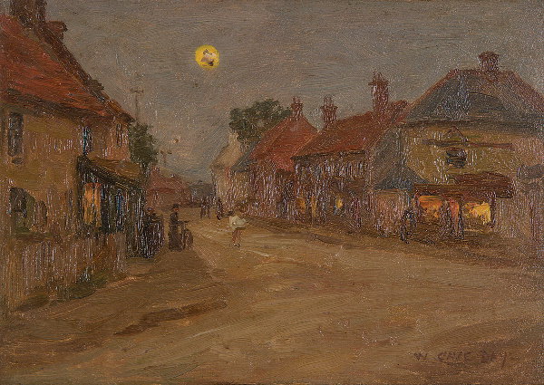 William Cave Day (1862-1924) Circus at Knaresborough