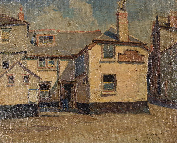 Herbert Truman (1883-1957) The Sloop St Ives Oil o