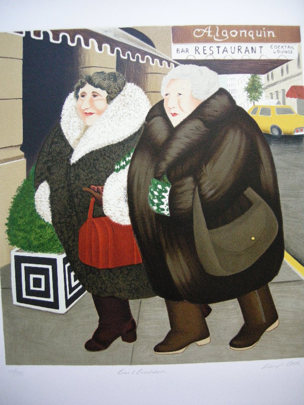 Beryl Cook (1926-2008) Bar and Barbara Silkscreen P