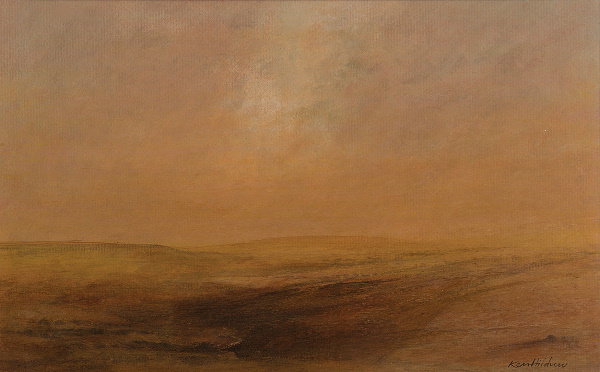 Ken Hildrew (Born 1934) Exmoor Acrylic Signed 12 x