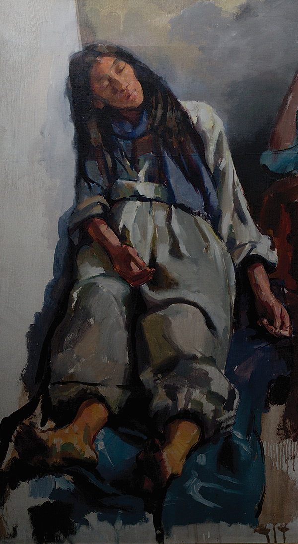 Robert Oscar Lenkiewicz (1941-2002) Study for Leyl