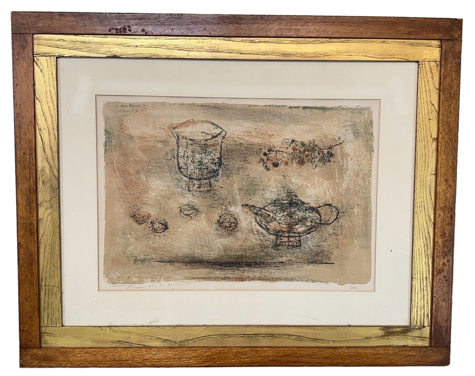 Zao Wou-Ki Original Lithograph,  La Théière (The Tea Pot) 1952 (1 of 16)