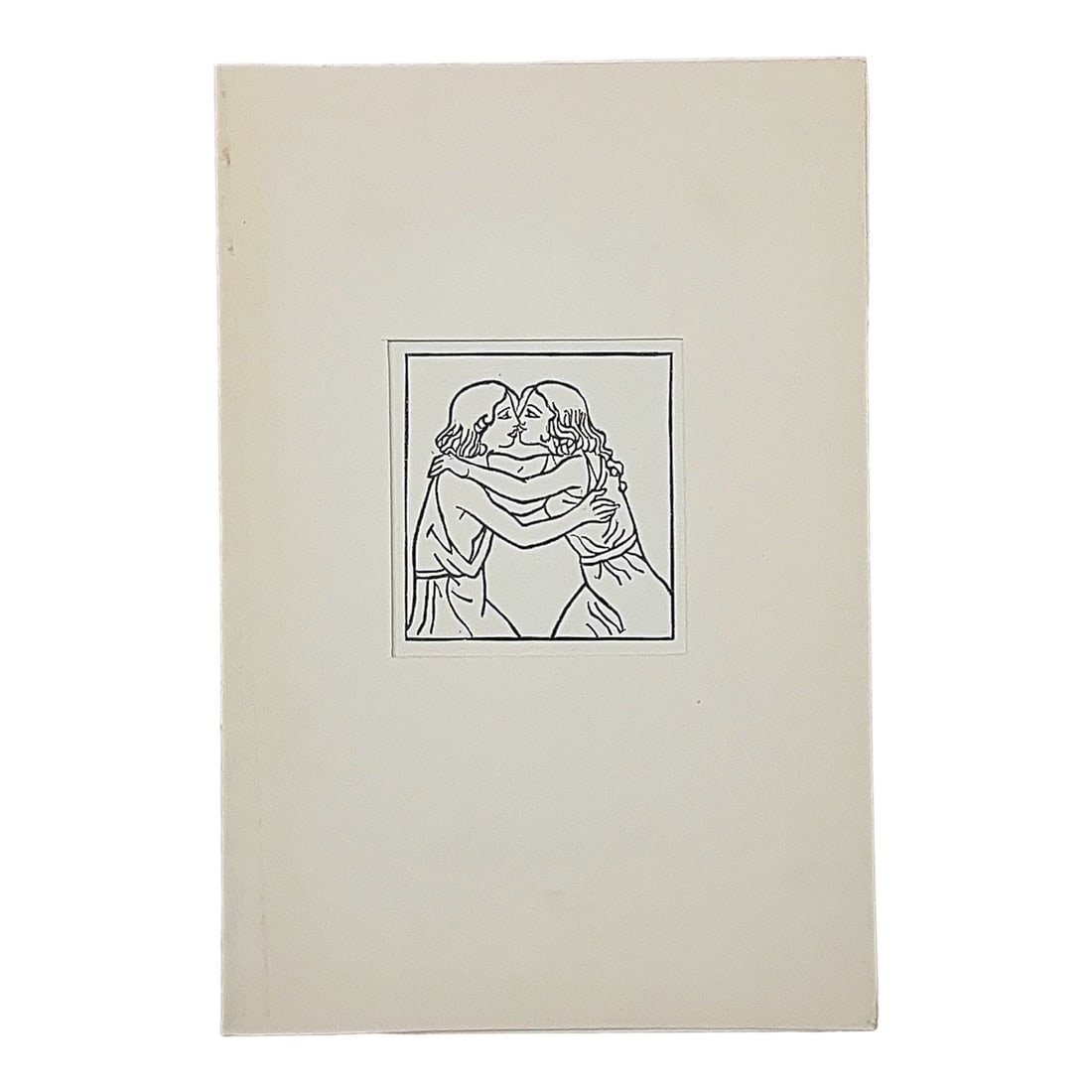 Artistide Maillol Woodcut Print, Illustration From Daphnus et Chloe: From an Ithaca, NY estate collection. Woodcut print / illustration by Aristide Maillol (German / French,1861 – 1944) from "Daphnus et Chloe." Unsigned, with pencil notations on bottom left edge of s