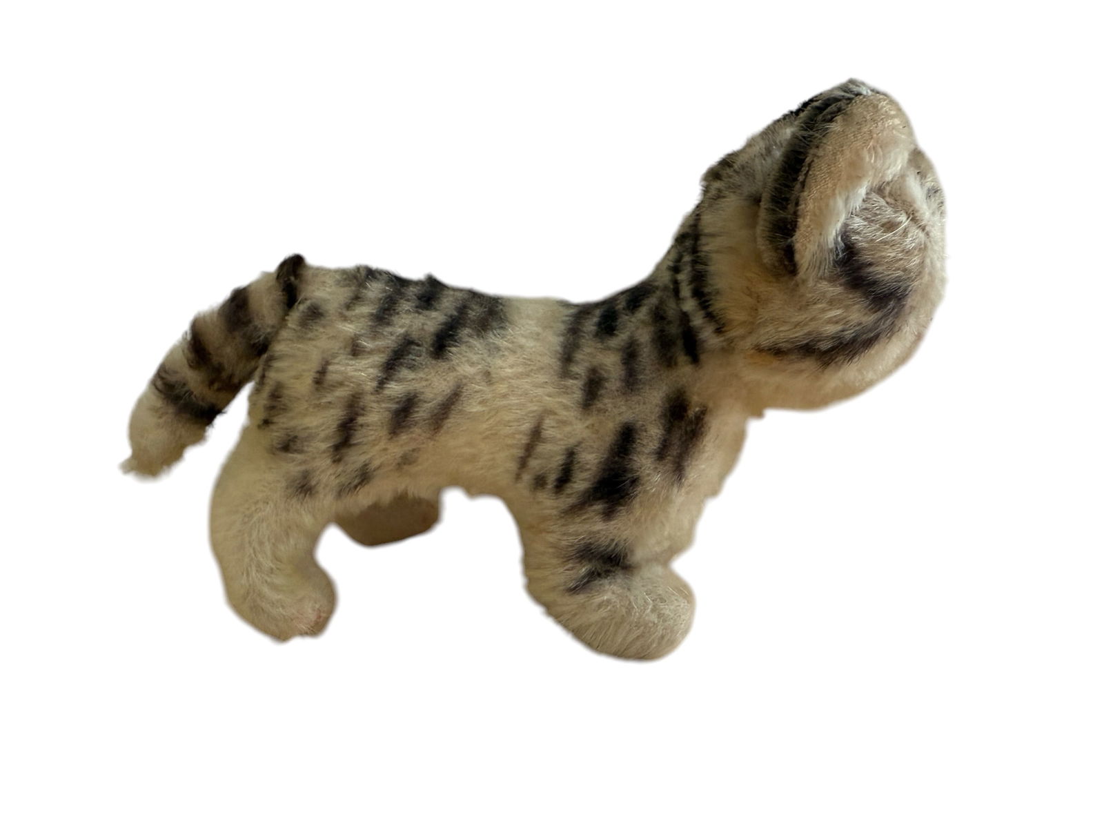 Vintage German Steiff Mohair Suzi Tabby Cat Stuffed Animal (1 of 7)