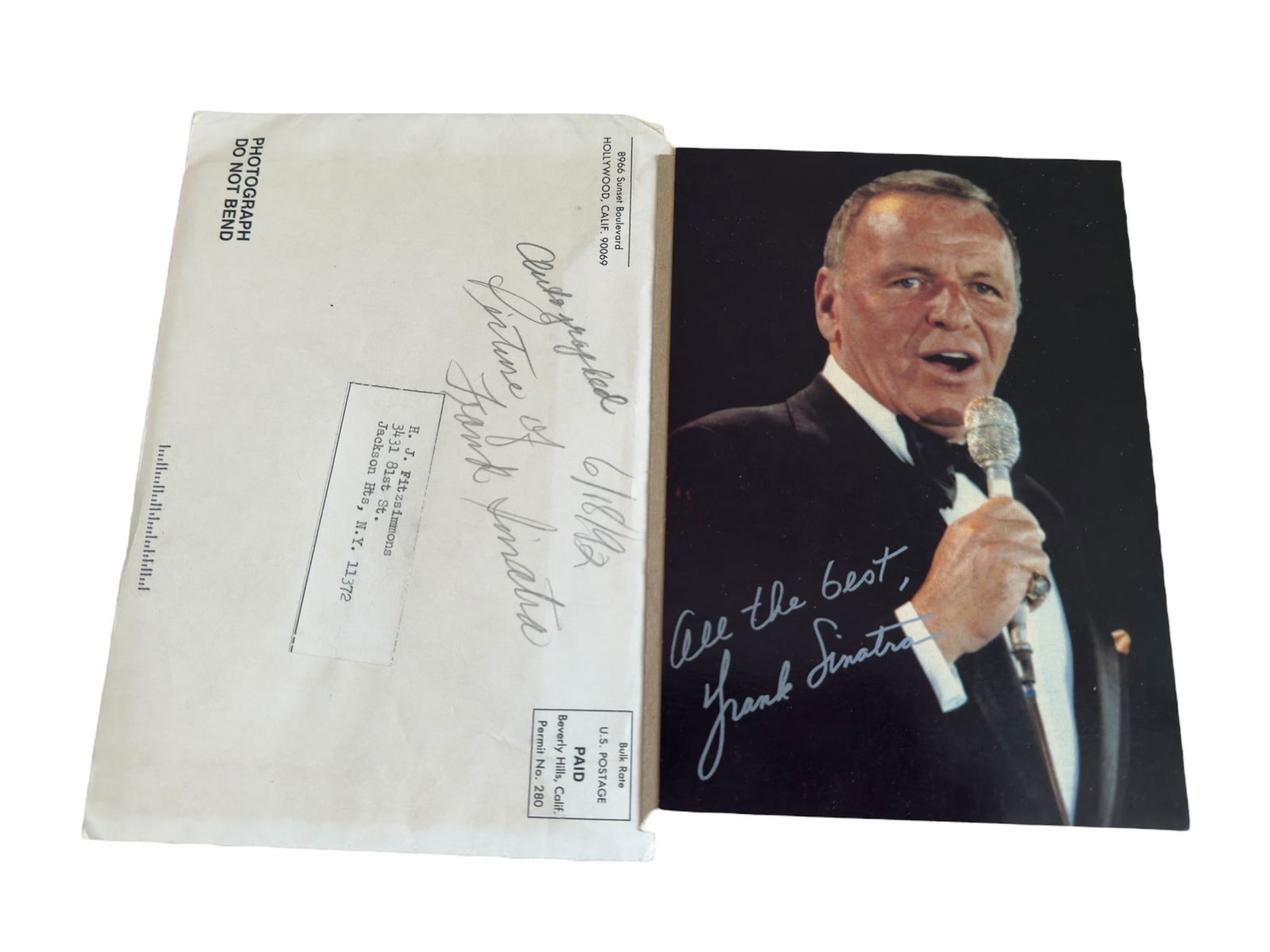 Hand Signed Autographed Photo of Frank Sinatra (1 of 7)