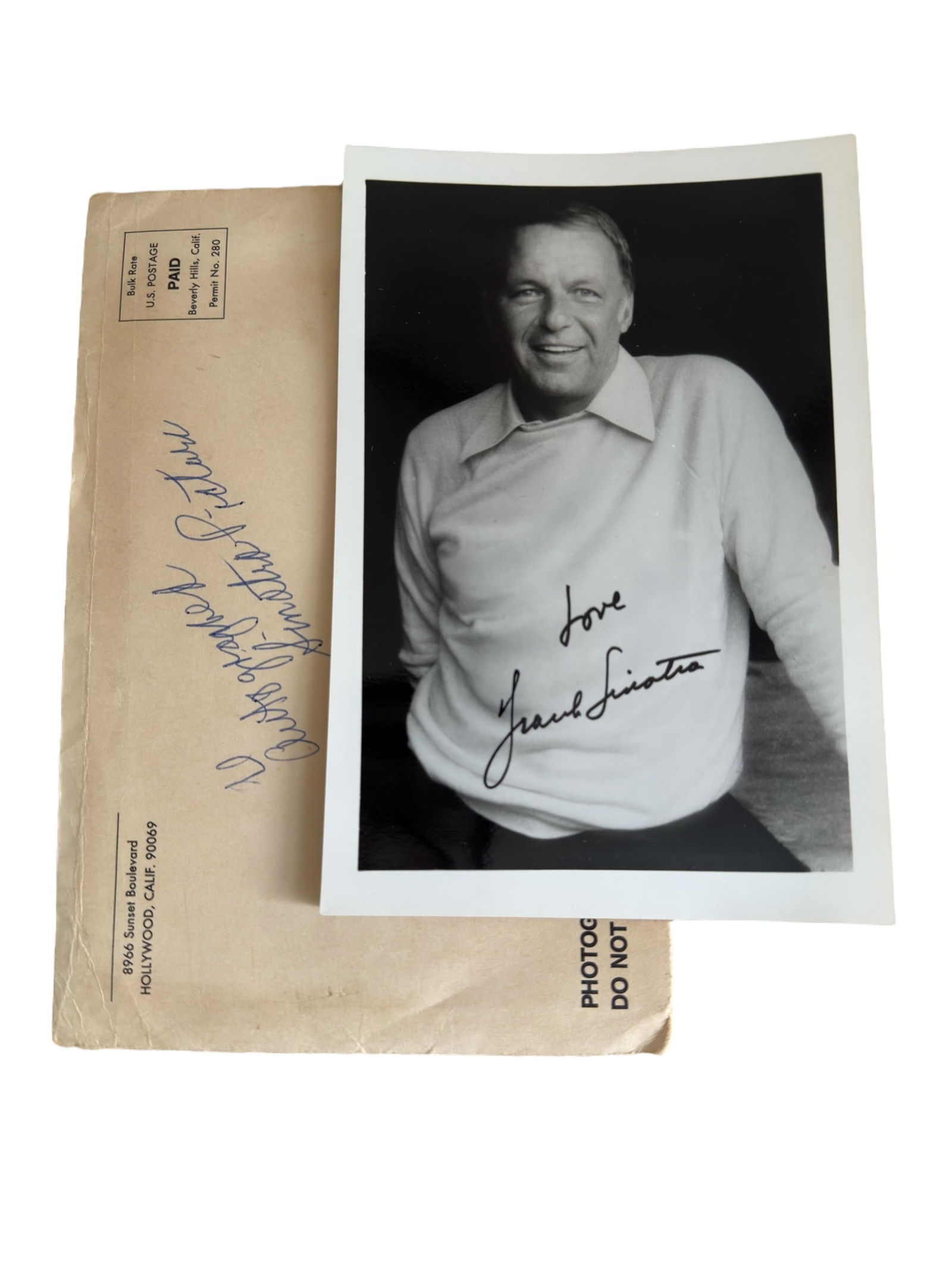Hand Signed Autographed Photo of Frank Sinatra (1 of 8)