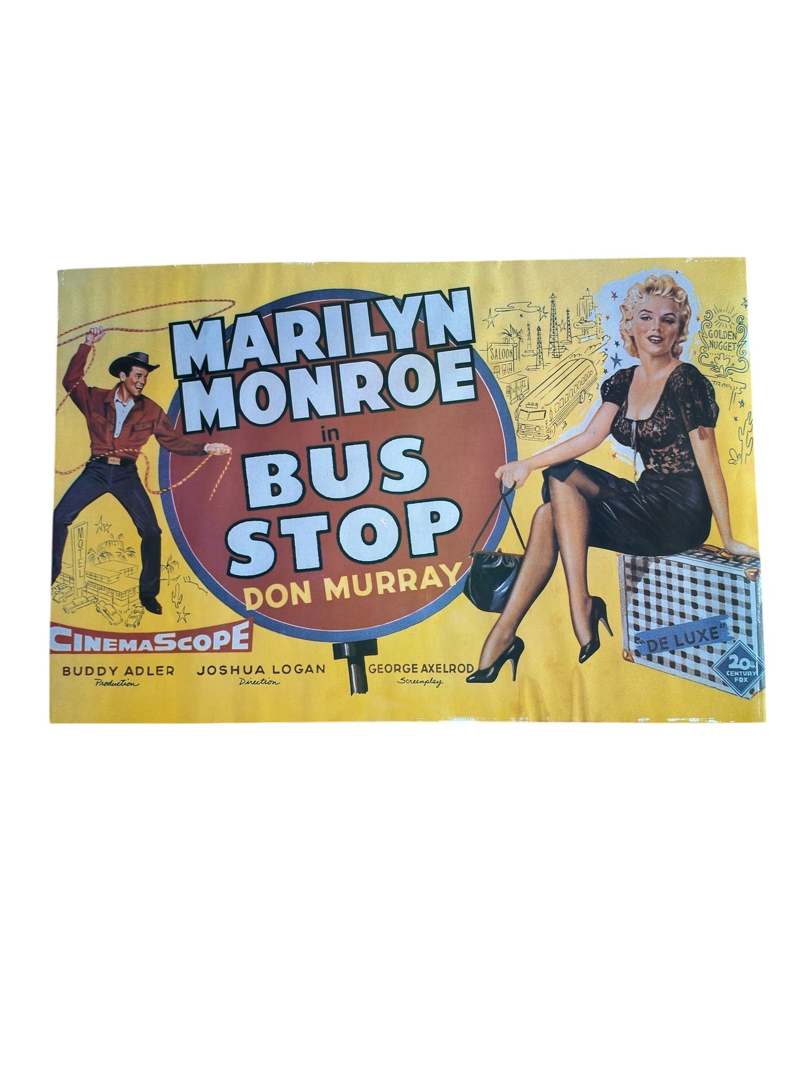 Vintage Reproduction Bus Stop Poster Marilyn Monroe (1 of 10)
