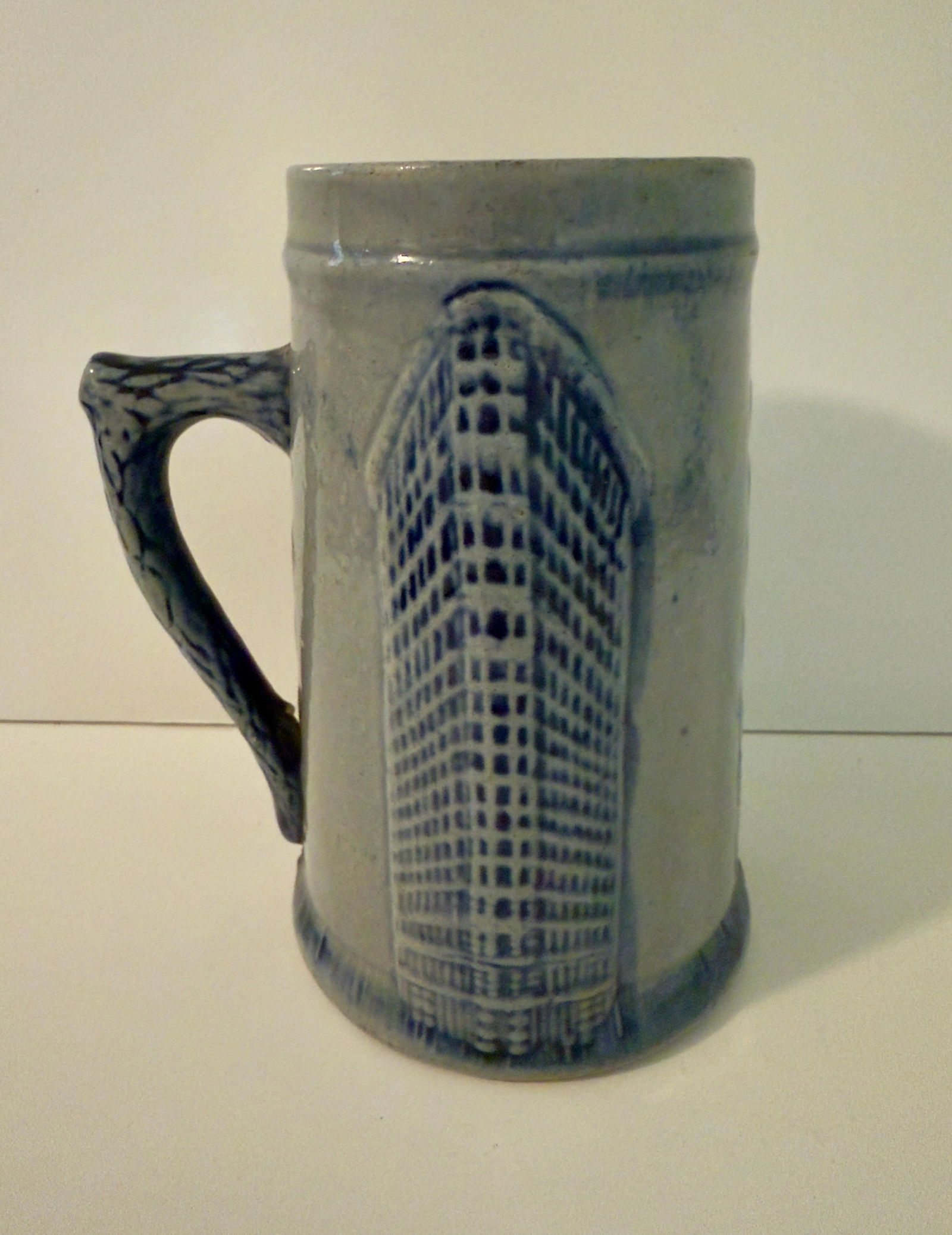 Windy City Robinson Clay Flatiron Building Saltglaze Stoneware Mug (1 of 7)