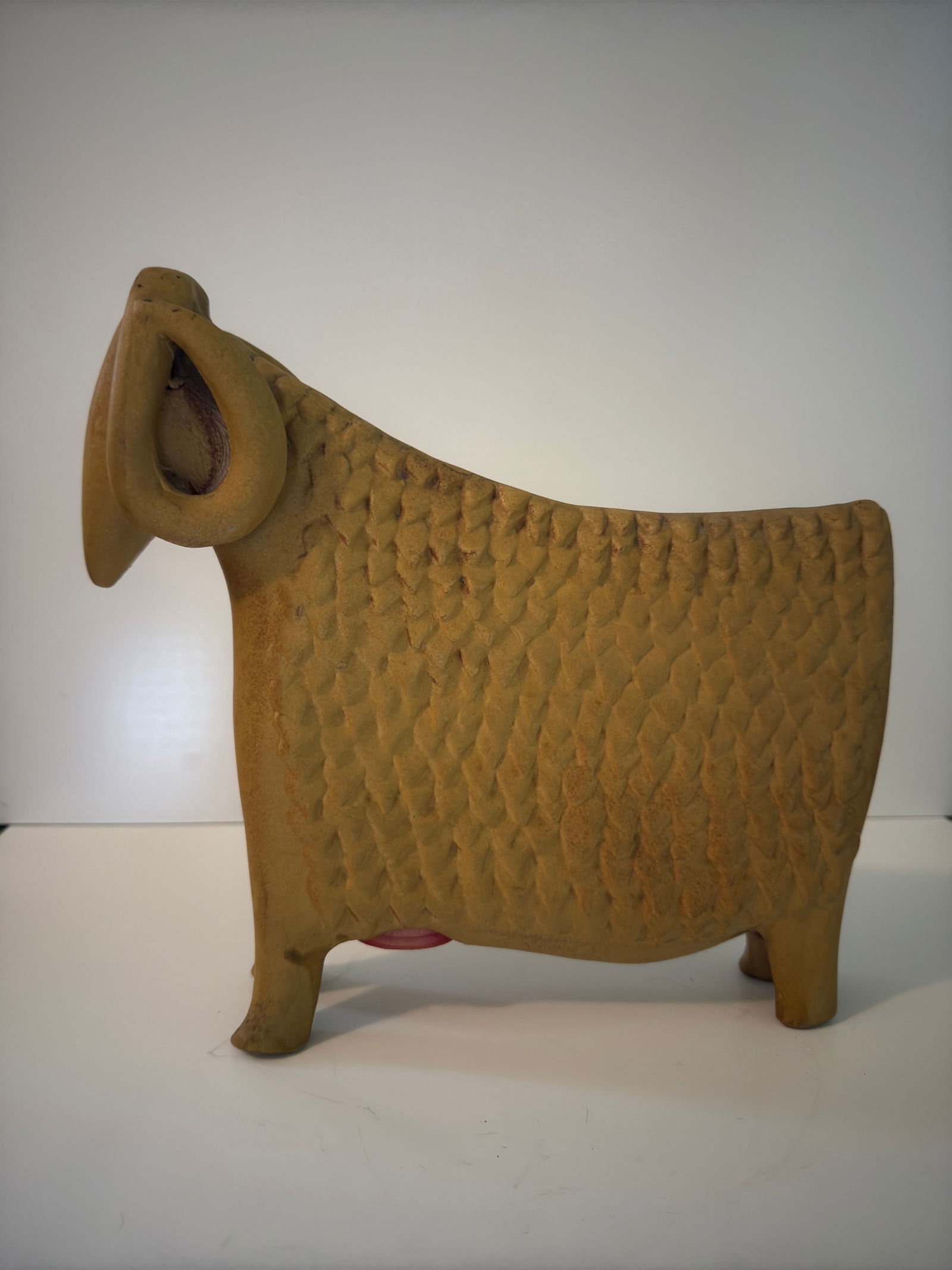 Mid Century Bennington Pottery Ram Sheep Bank David Gill Yusuke Aida (1 of 2)