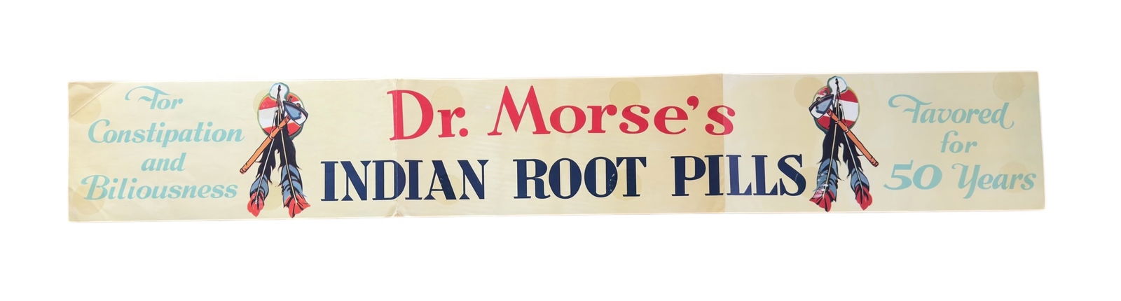 Early 20thC Pharmacy Medicine Advertising Posters Drug Store Sign Dr. Morse's Indian Root Pills (1 of 7)
