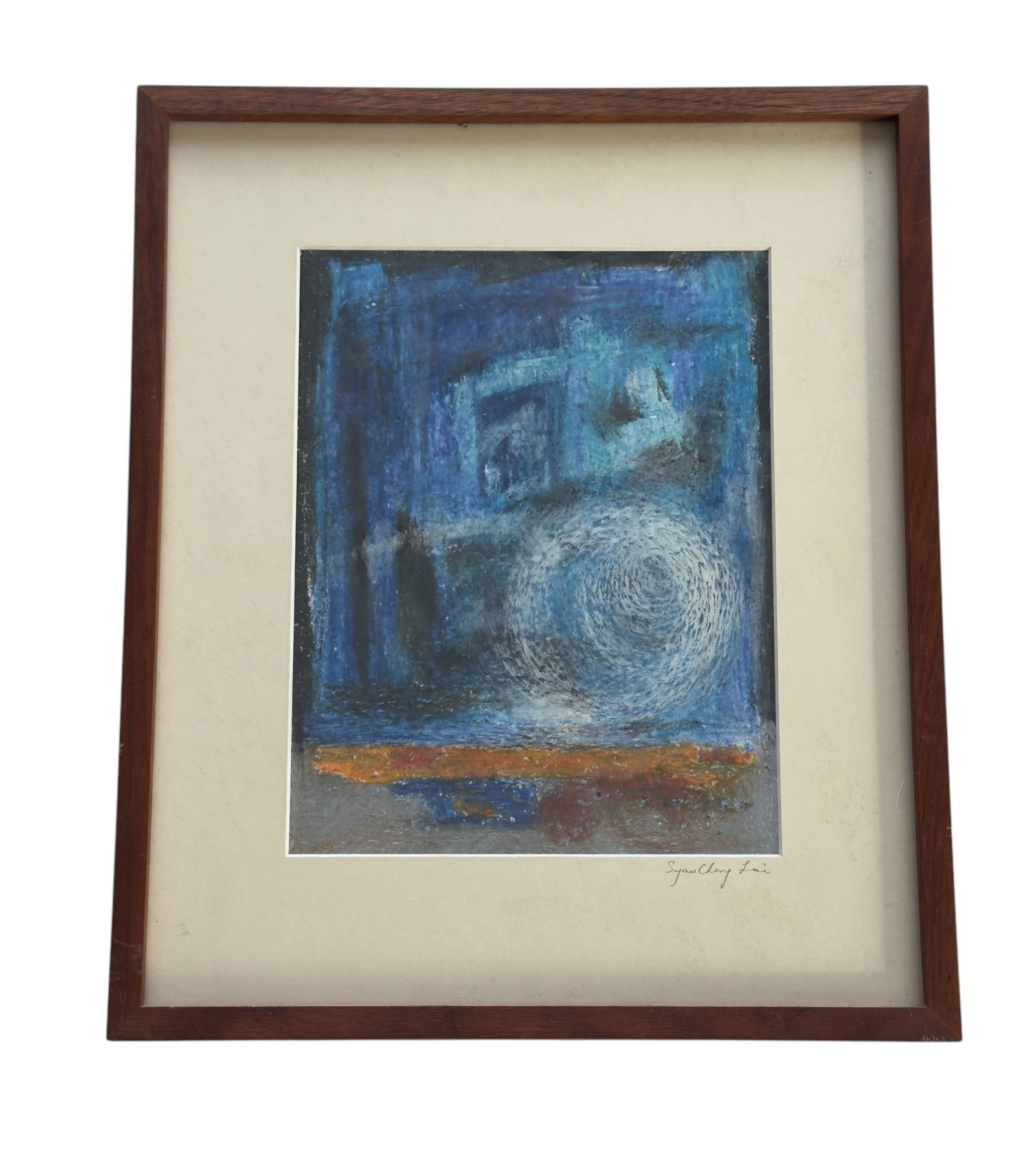 Contemporary Abstract Oil Pastel on Paper, Syau Cheng-Lai (1 of 5)