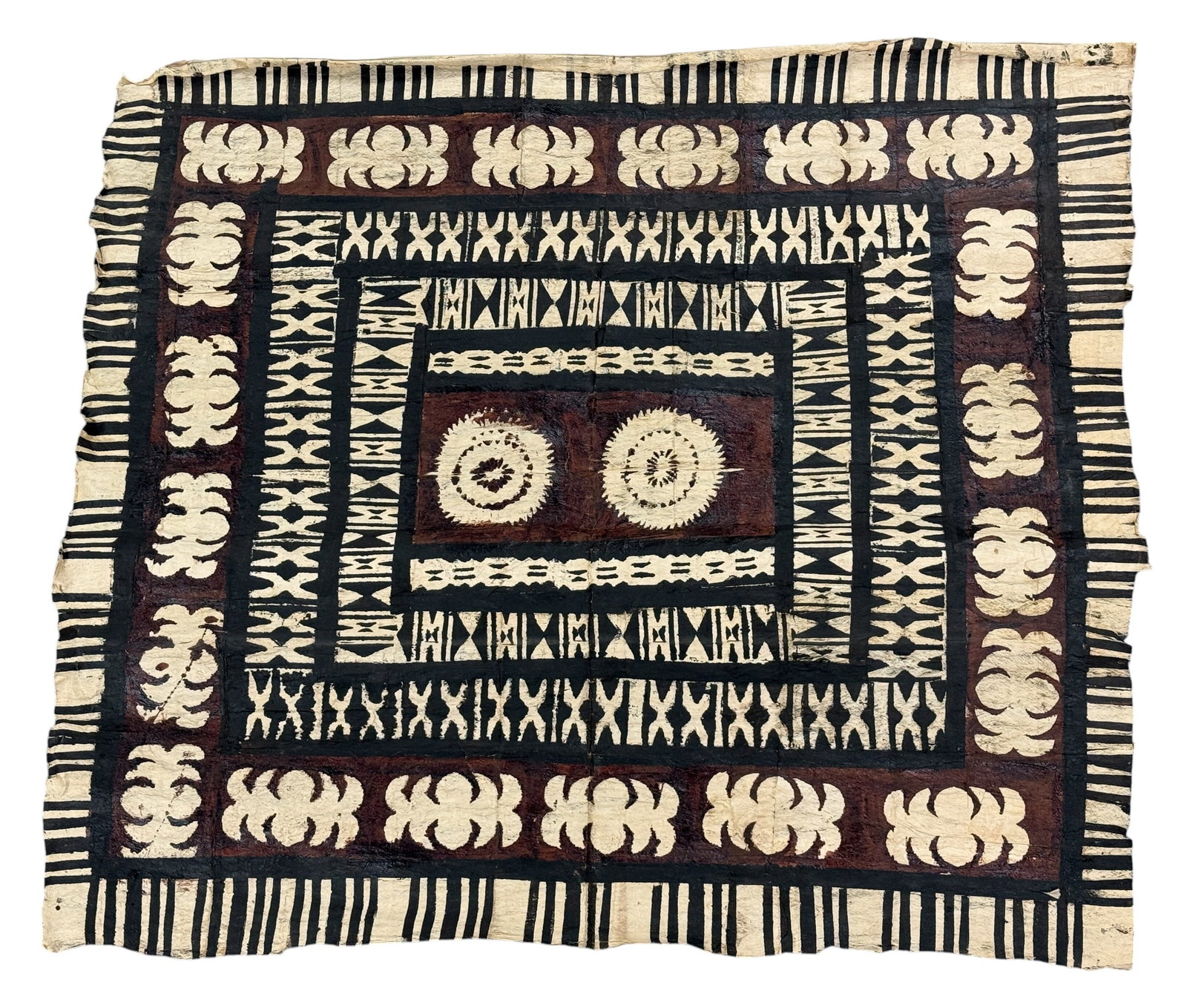 Vintage Large African Kuba Cloth Wall Hanging (1 of 10)