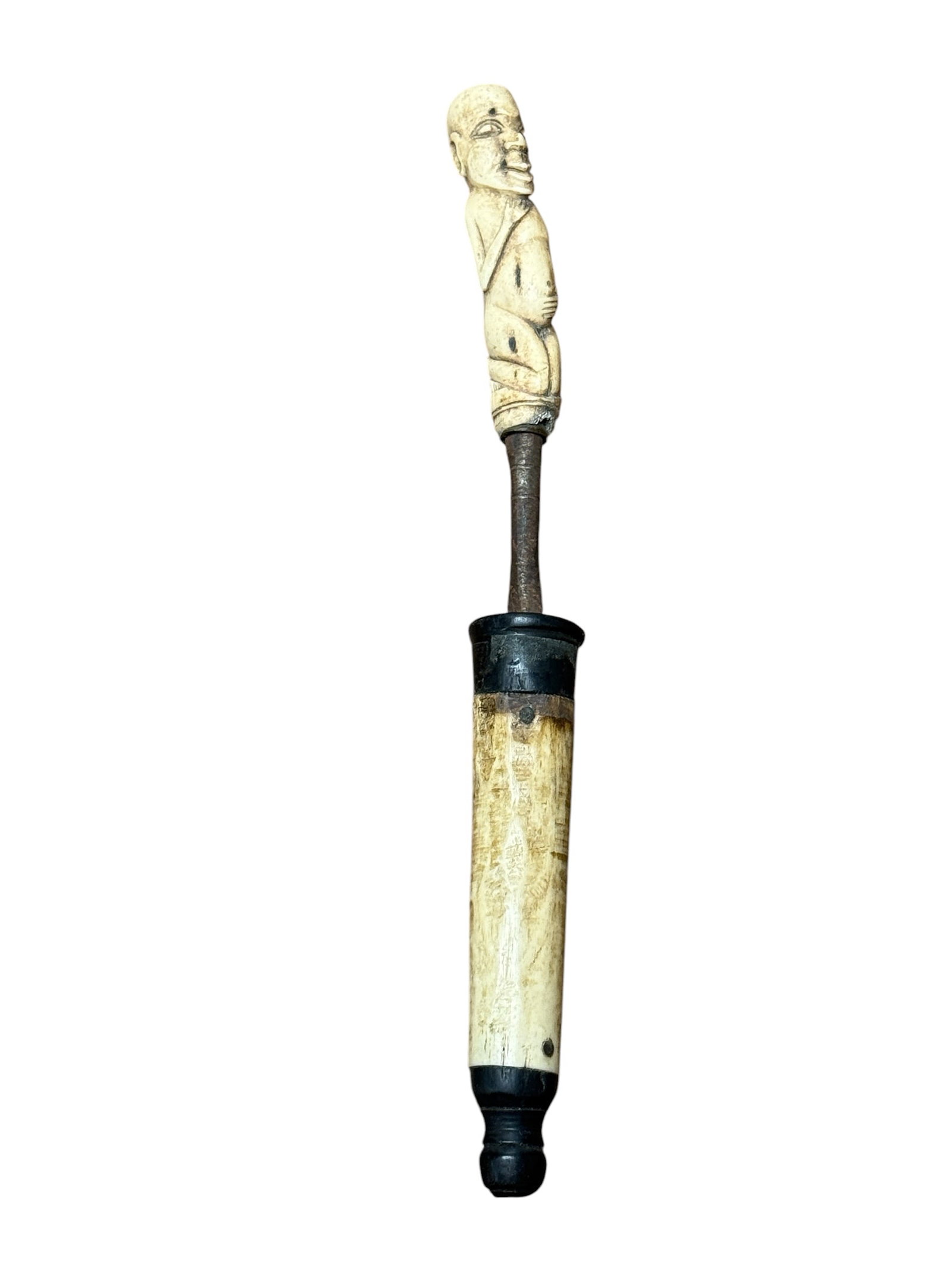 Indonesian Lombok Betel Nut Chopper Bone Carved (1 of 7)