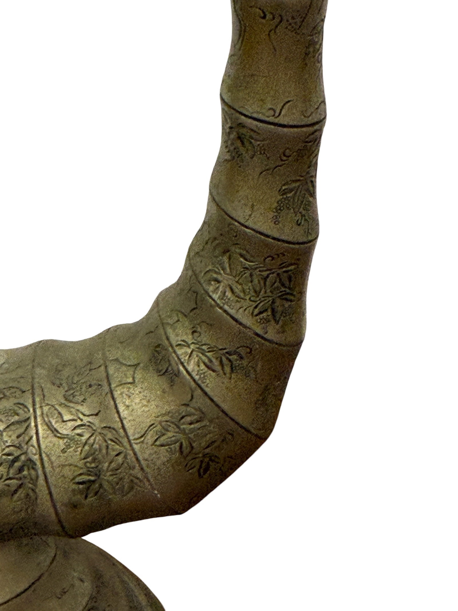 19thC Chinese Metal Opium Pipe - 12