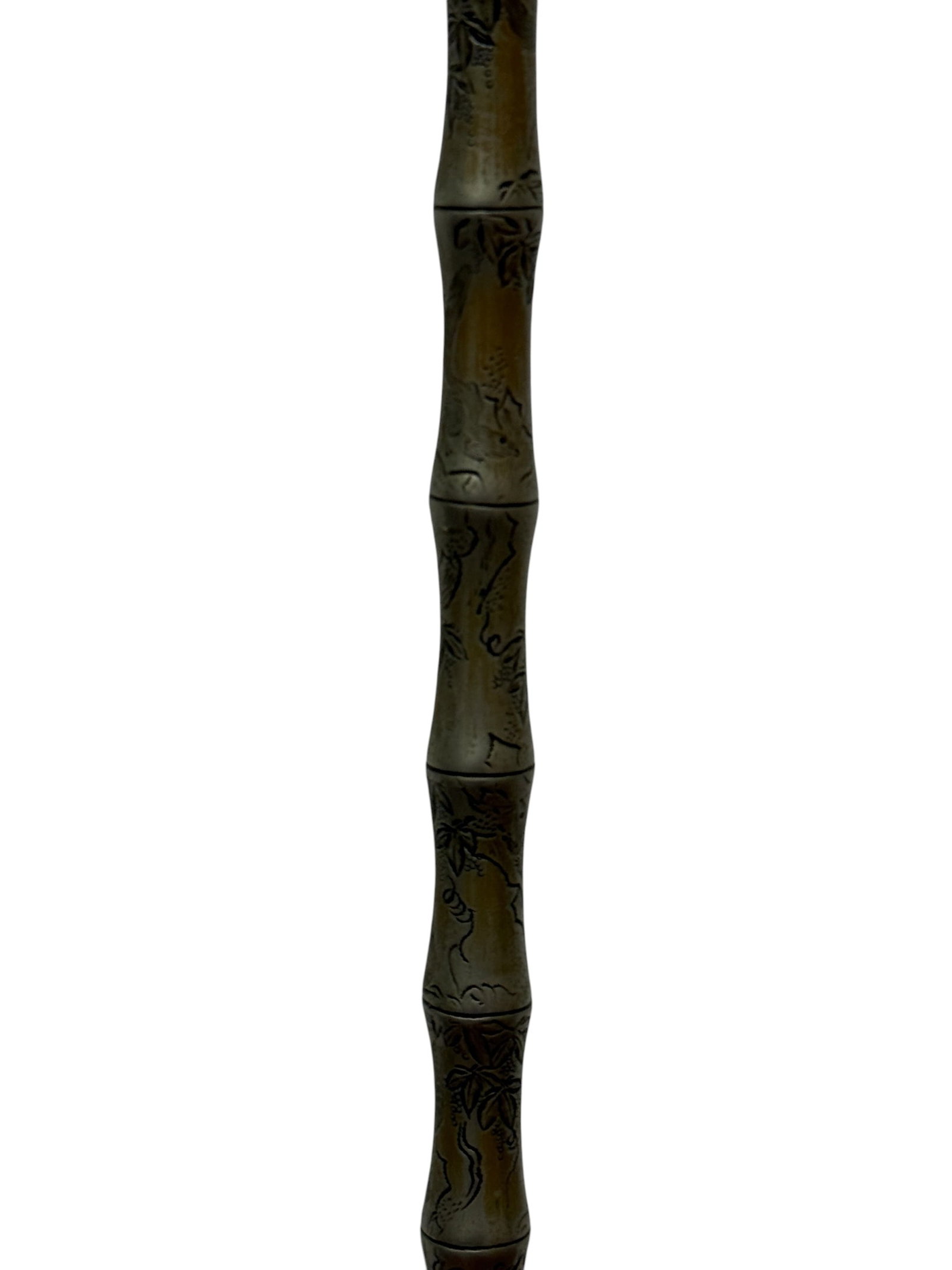 19thC Chinese Metal Opium Pipe - 5