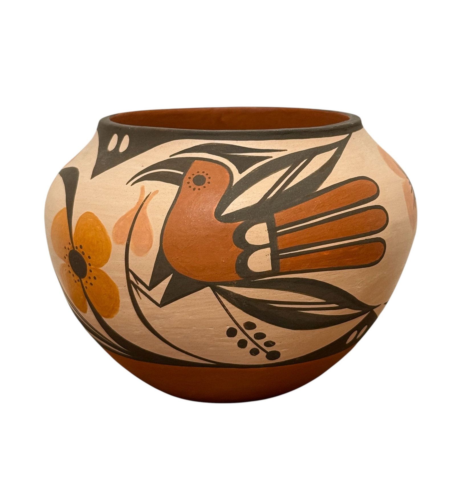 Native American Acoma Small Olla Pottery Bowl, Shyatesa White Dove (1 of 8)