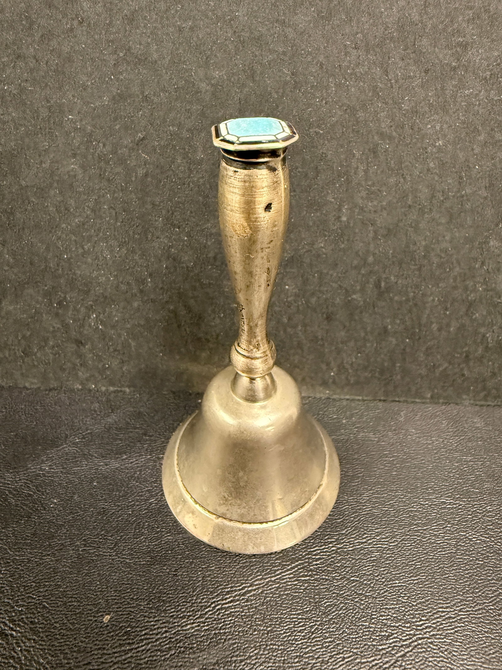 Antique Guilloche Webster Sterling Silver Table Bell (1 of 7)