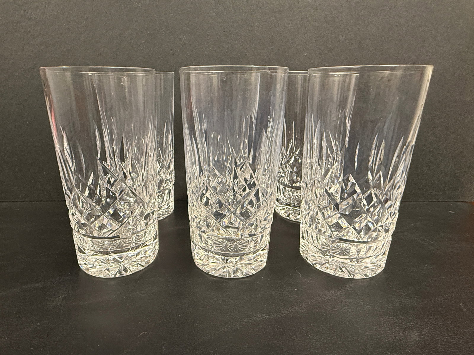 Waterford Crystal Highball Glasses Lismore Patterm Set of 6 (1 of 6)