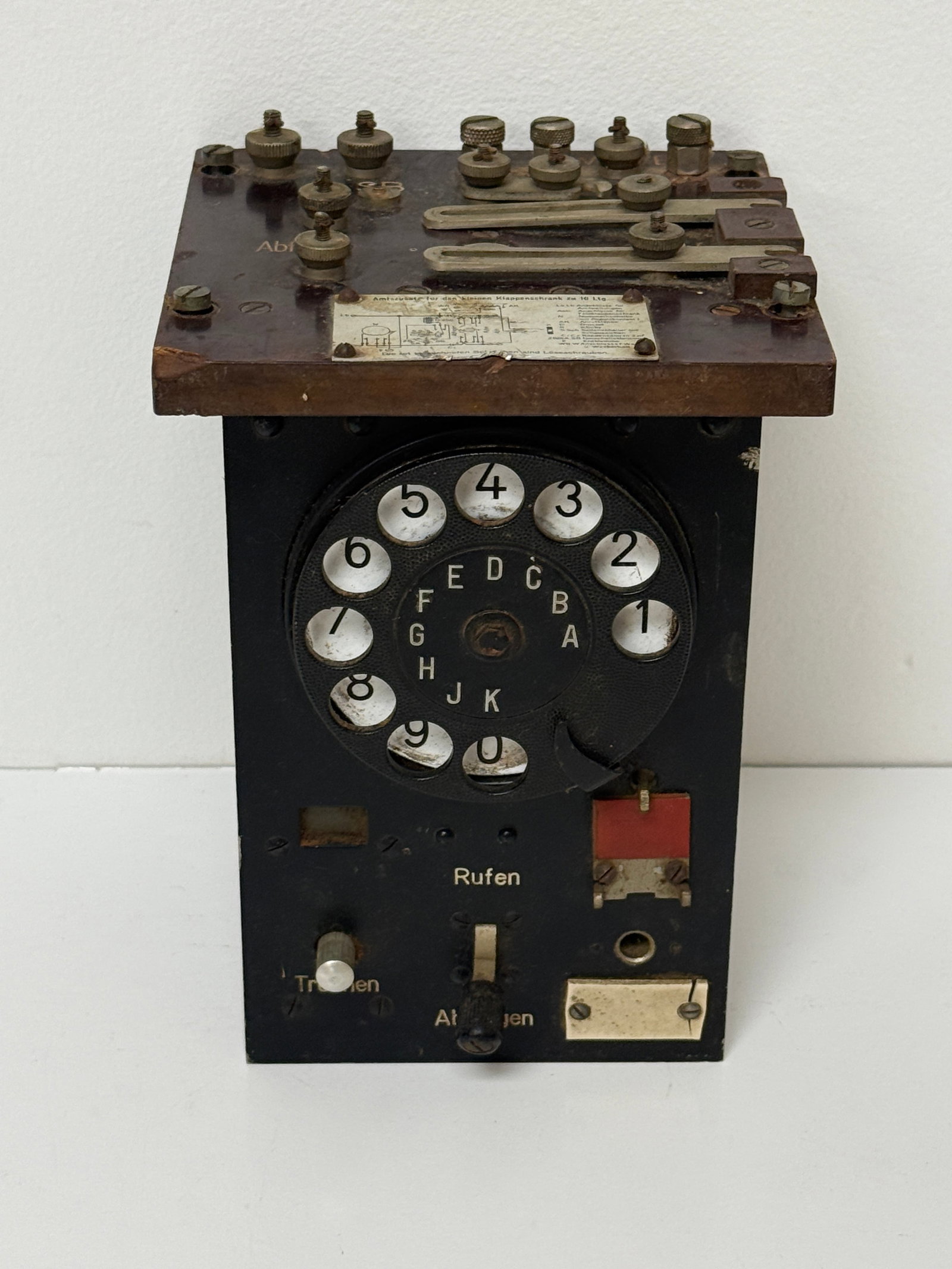German WWII Amtszusatx Klappenschrank Telephone Exchange (1 of 8)