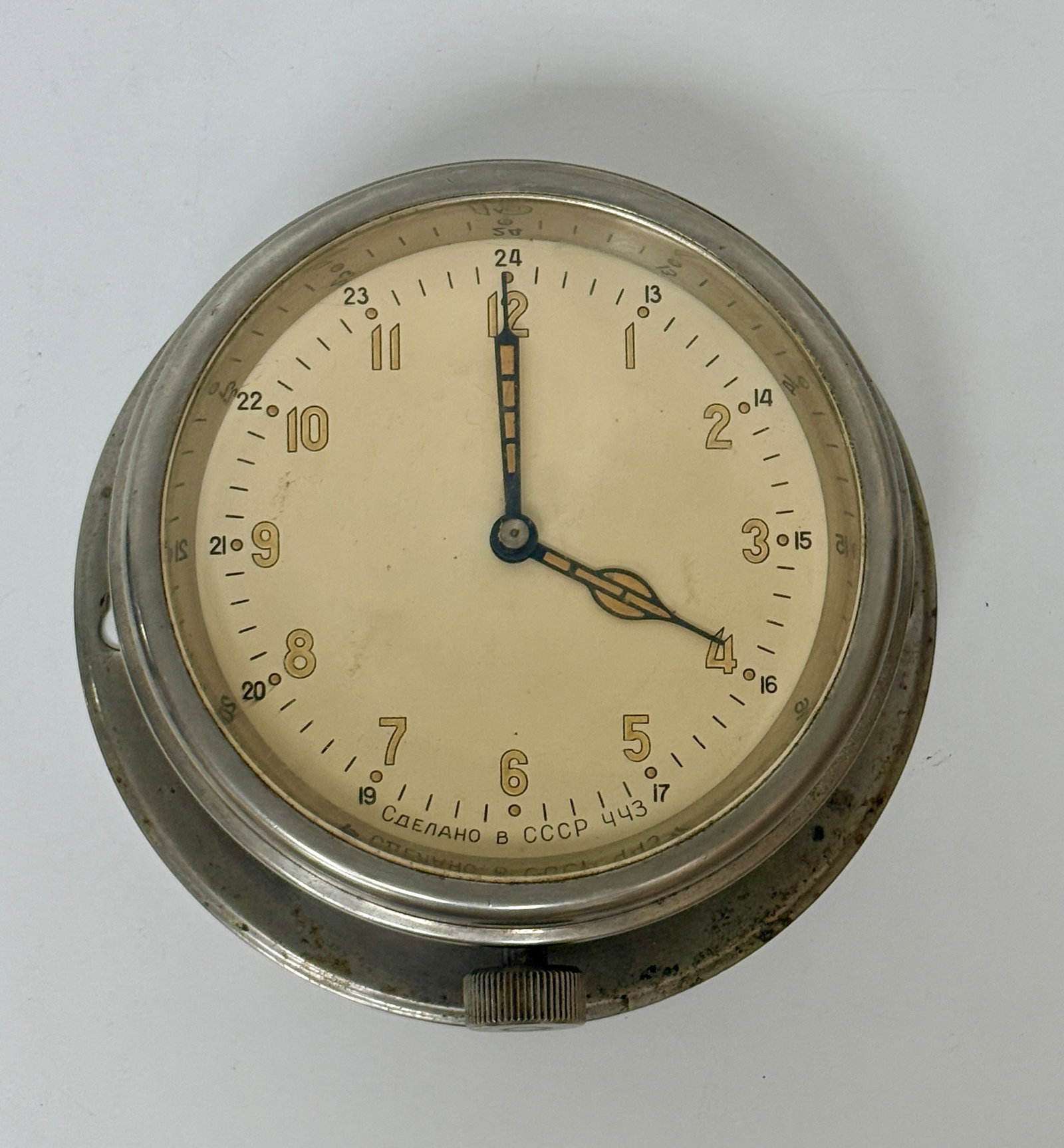 Russian Soviet Vostok Boat Submarine Cabin Clock 1958 (1 of 12)