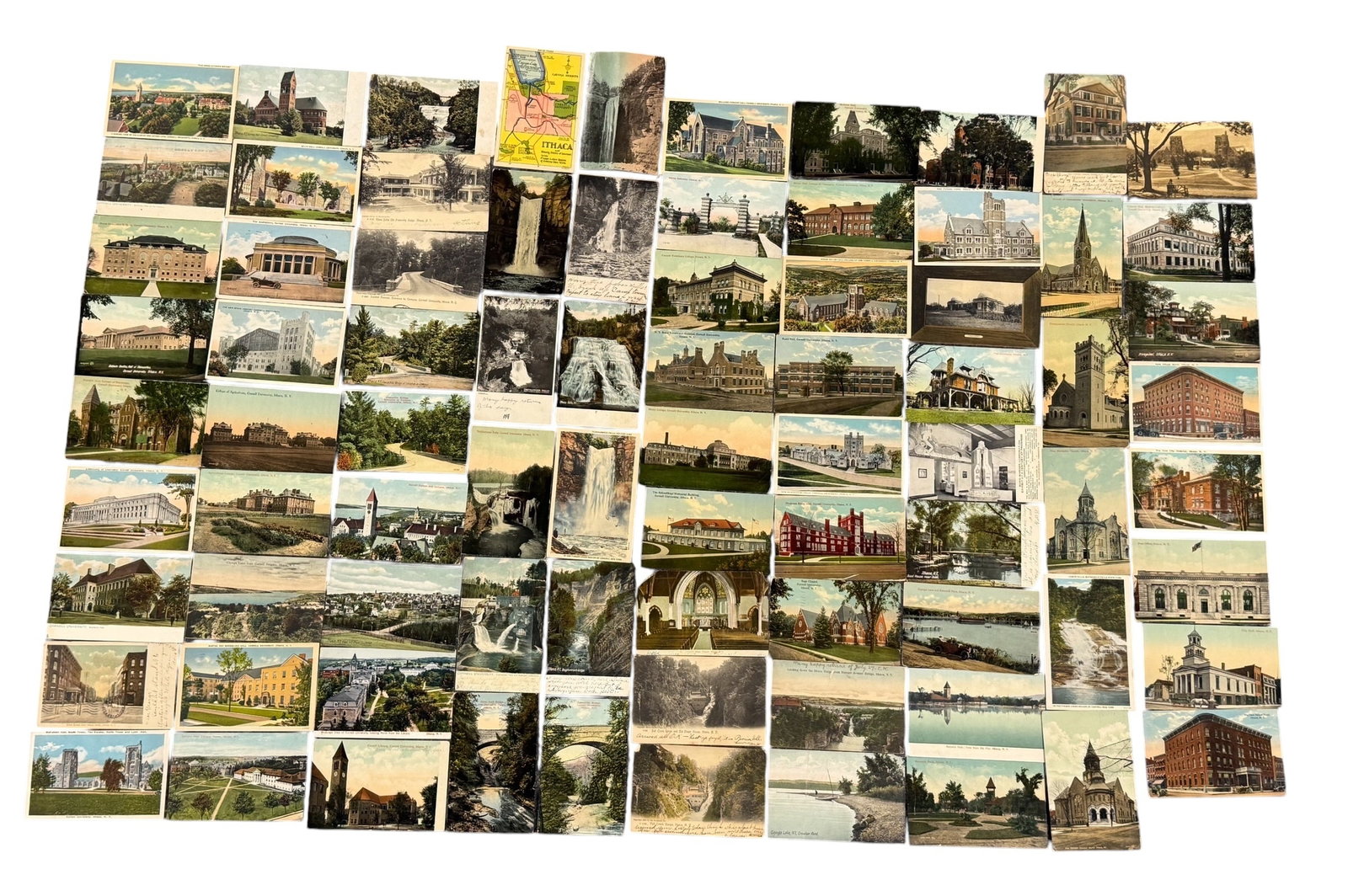 Group of 79 Antique Postcards Ithaca NY Cornell University Taughannock Park + (1 of 13)
