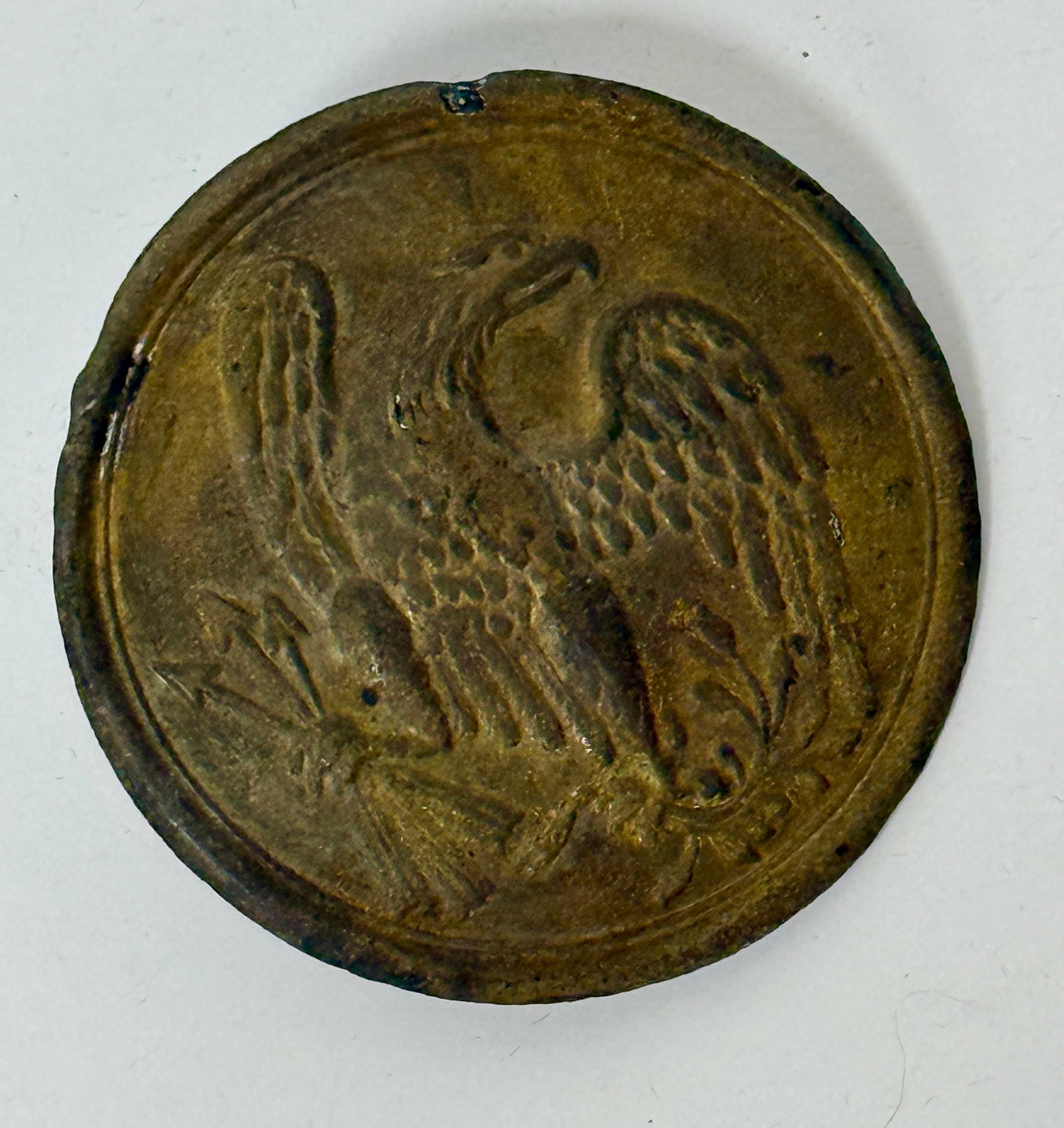 Civil War Union Eagle Breast Plate Non-Excavated (1 of 6)
