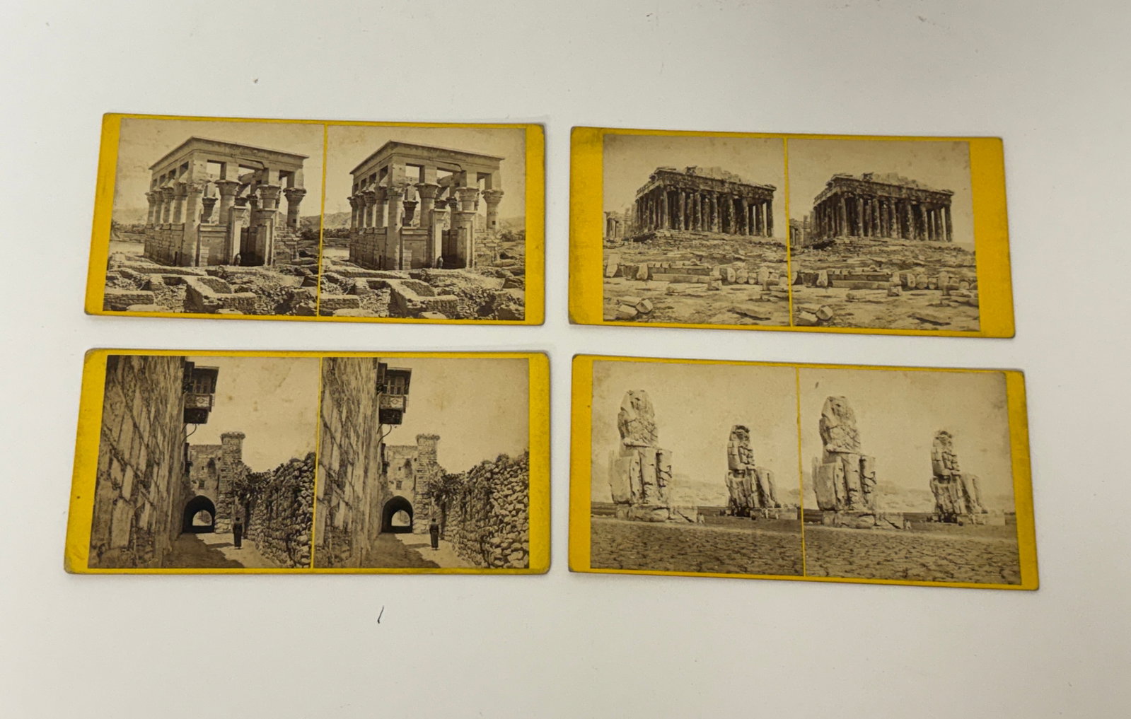 Group of Four Stereoview Cards (1 of 6)