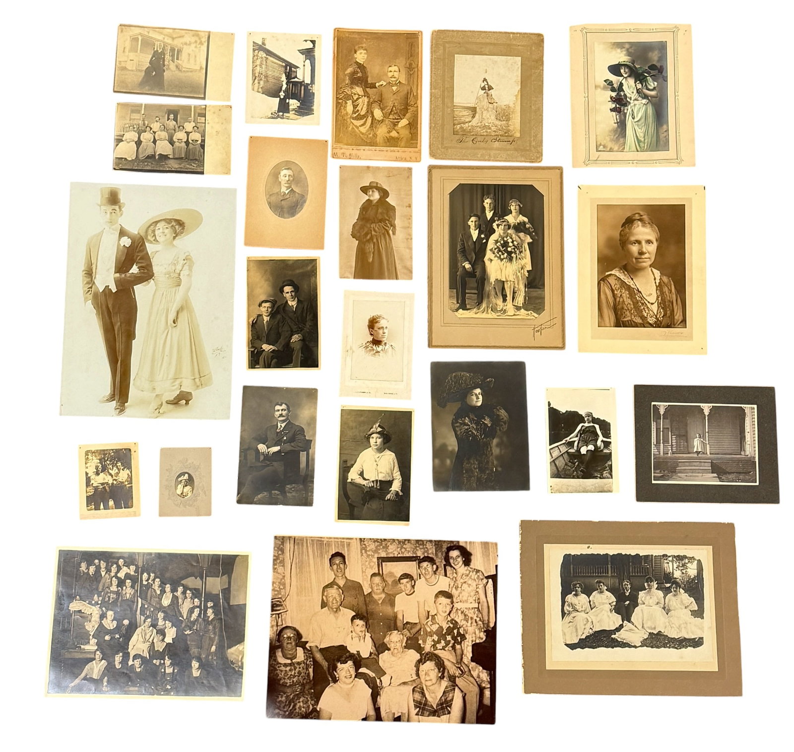 Group of 23 Antique Fashion Oriented Photos, Collection (1 of 16)