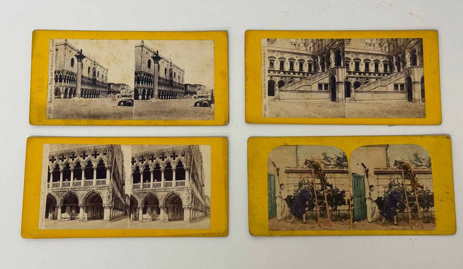 Group of Four Stereoview Cards (1 of 4)