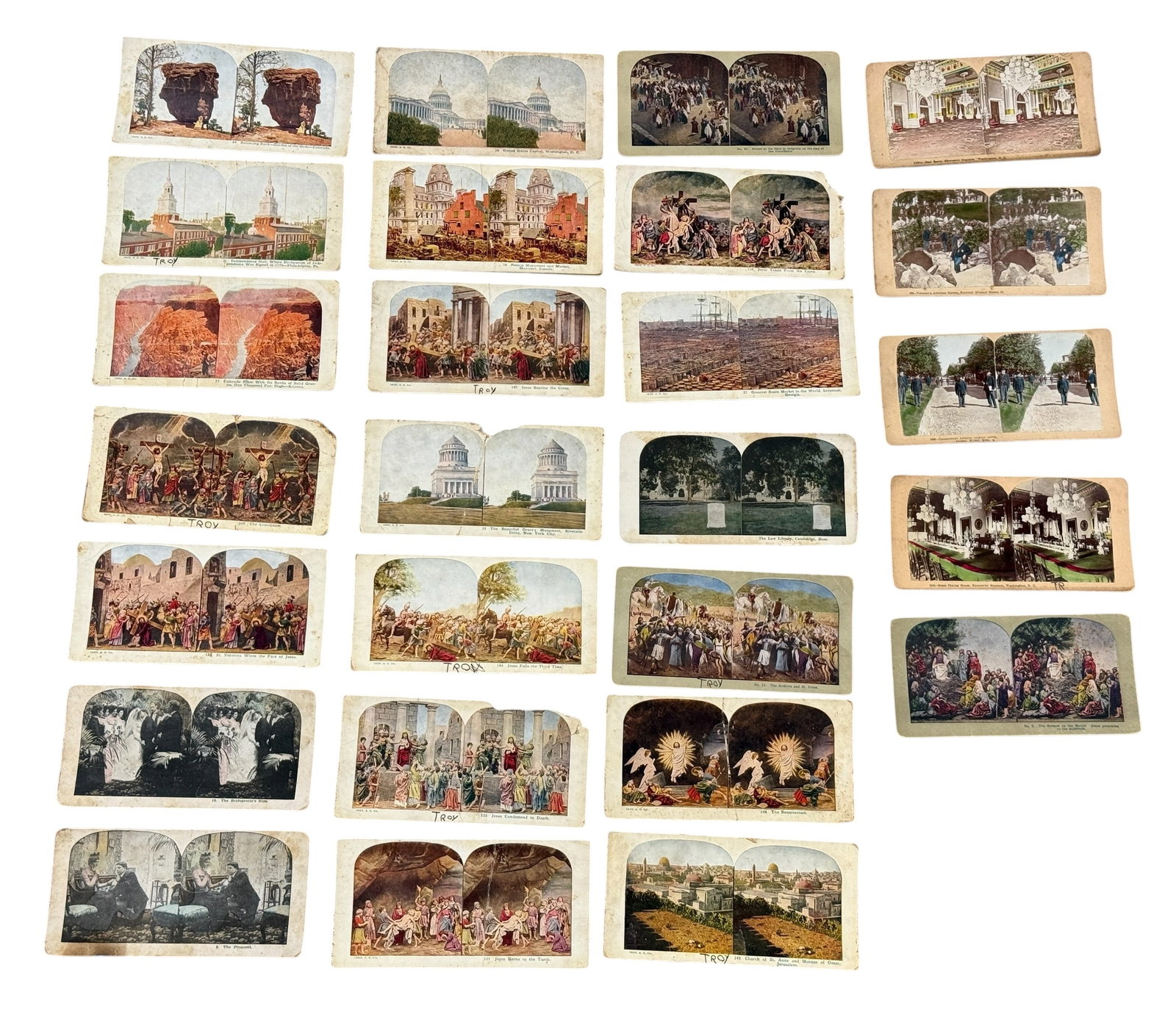 Group of Twenty-Six Stereoview Cards (1 of 12)