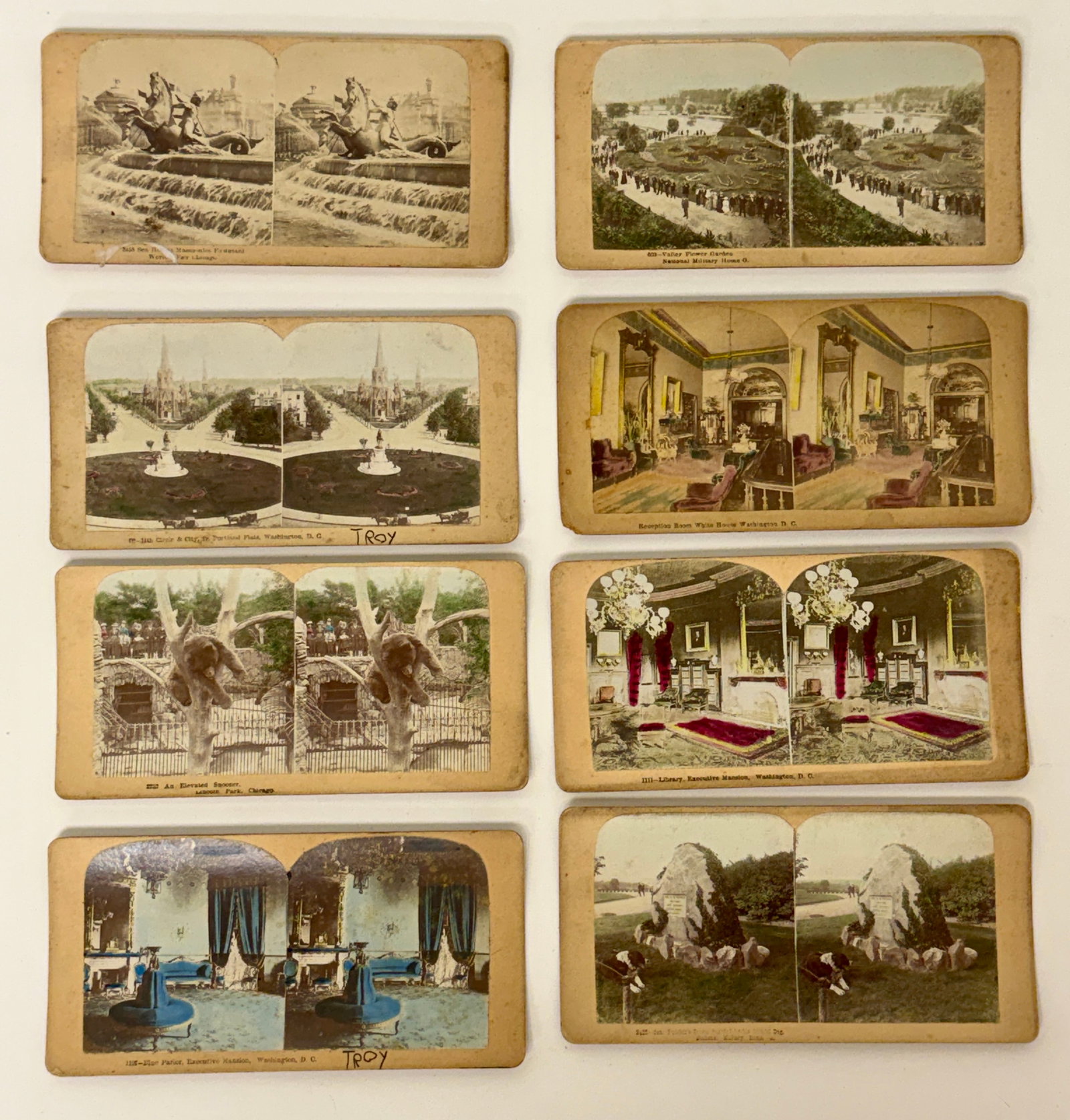 Group of Eight Stereoview Cards (1 of 6)