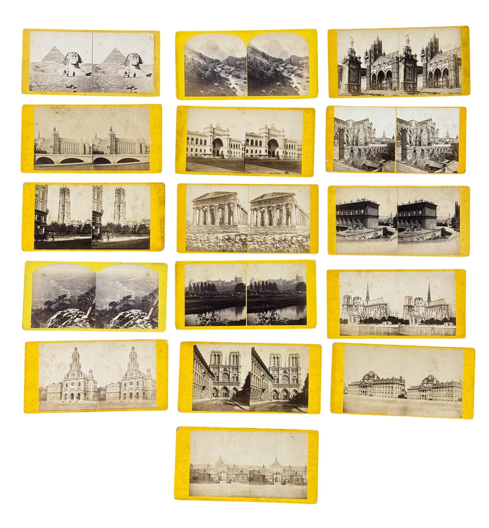 Group of Sixteen Stereoview Cards (1 of 14)