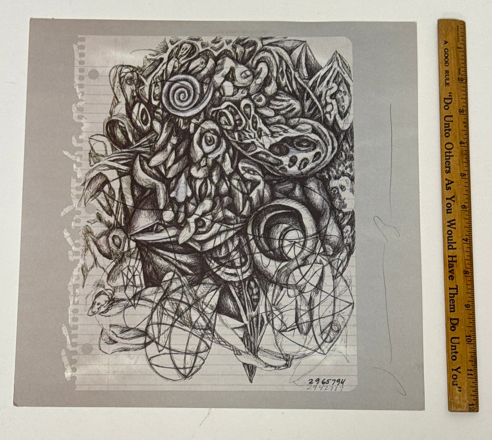 Signed Art Sounds Lithograph by Jonathan Borofsky, Untitled - 2