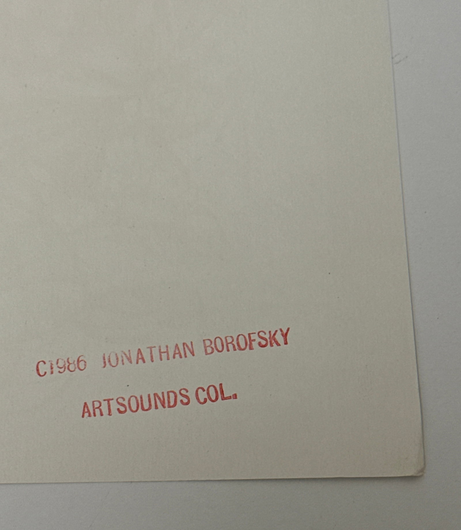 Signed Art Sounds Lithograph by Jonathan Borofsky, Untitled - 9