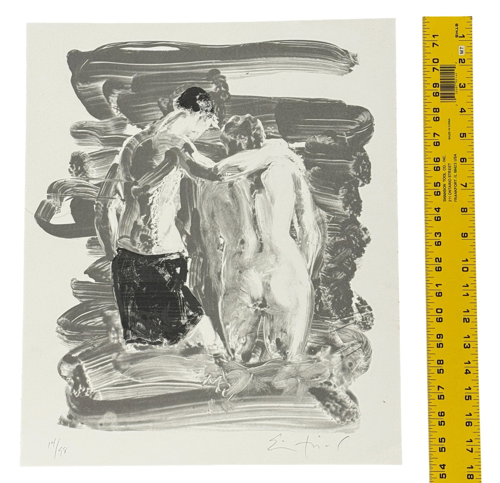 Eric Fischl Signed / Numbered Lithograph, Bathers - 2