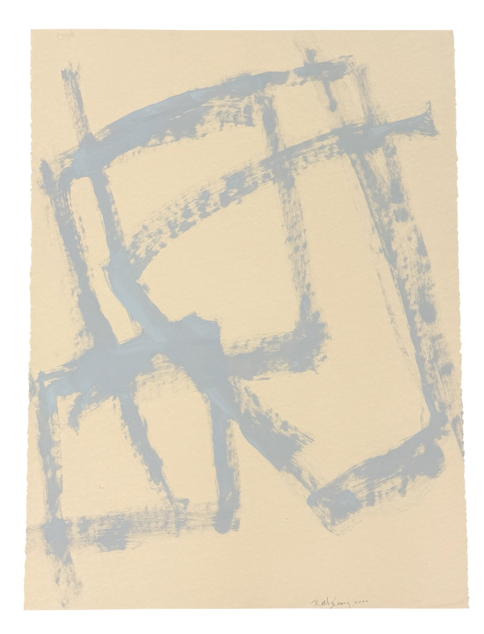 Oil on Paper Untitled Gesture, 2002 Path Soong (1 of 7)