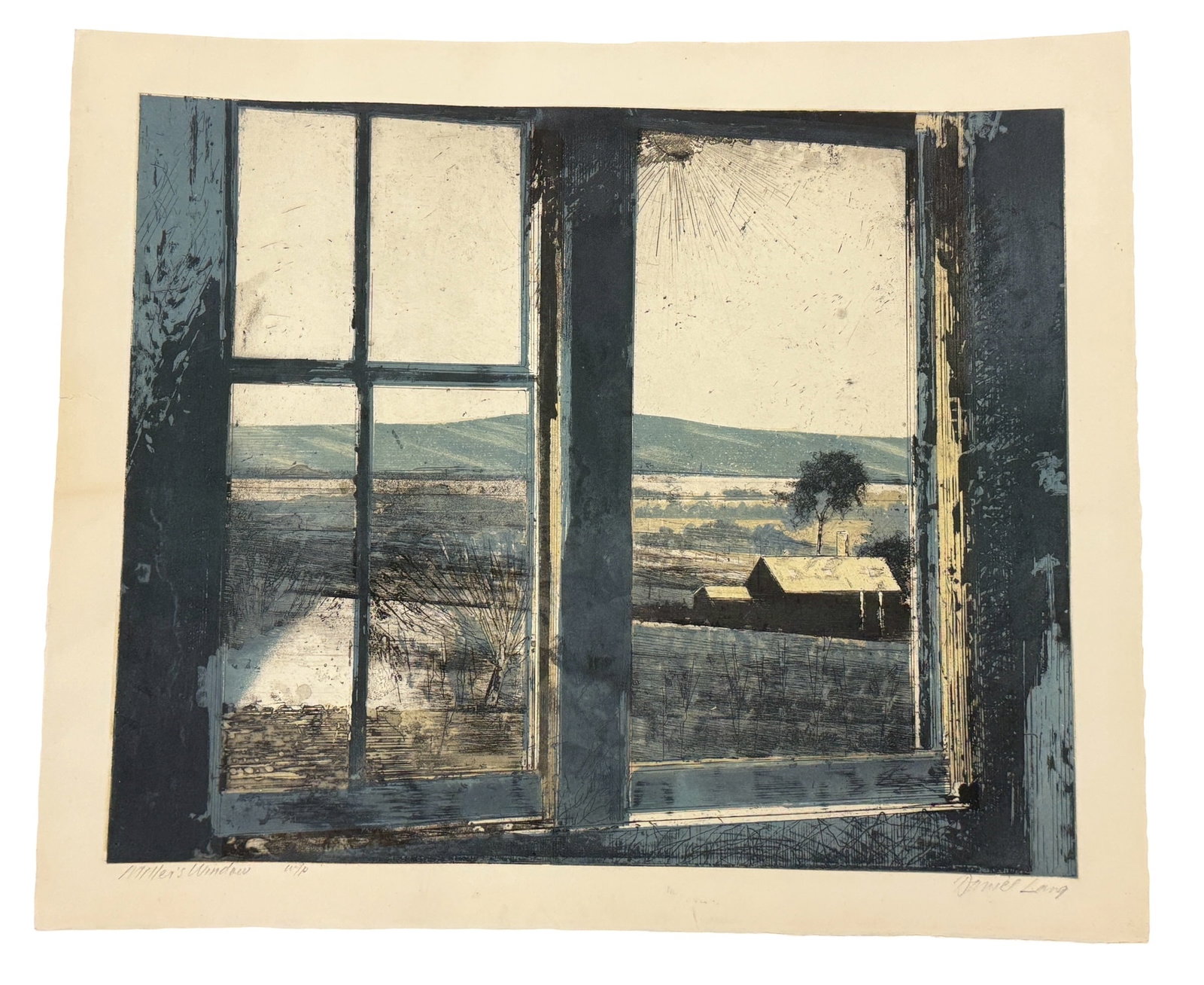 Unframed Artist's Proof Print 'Miller's Window' by Daniel Lang (1 of 7)