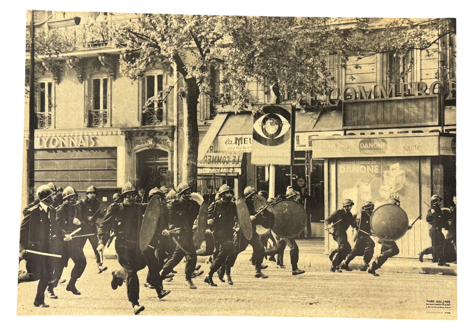 France May 1968 Student Revolt General Strike Photo Poster Martin Malburet (1 of 5)