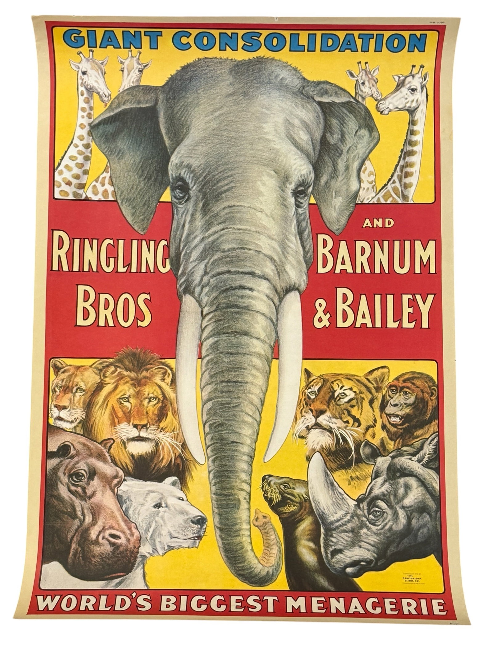 Ringling Brothers Barnum Bailey Circus Poster Consolidated Shows (1 of 9)