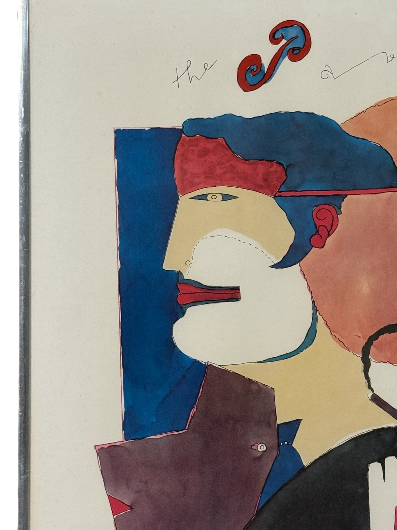 Richard Lindner 1965 "Paris Review" Signed Offset Lithograph - 7