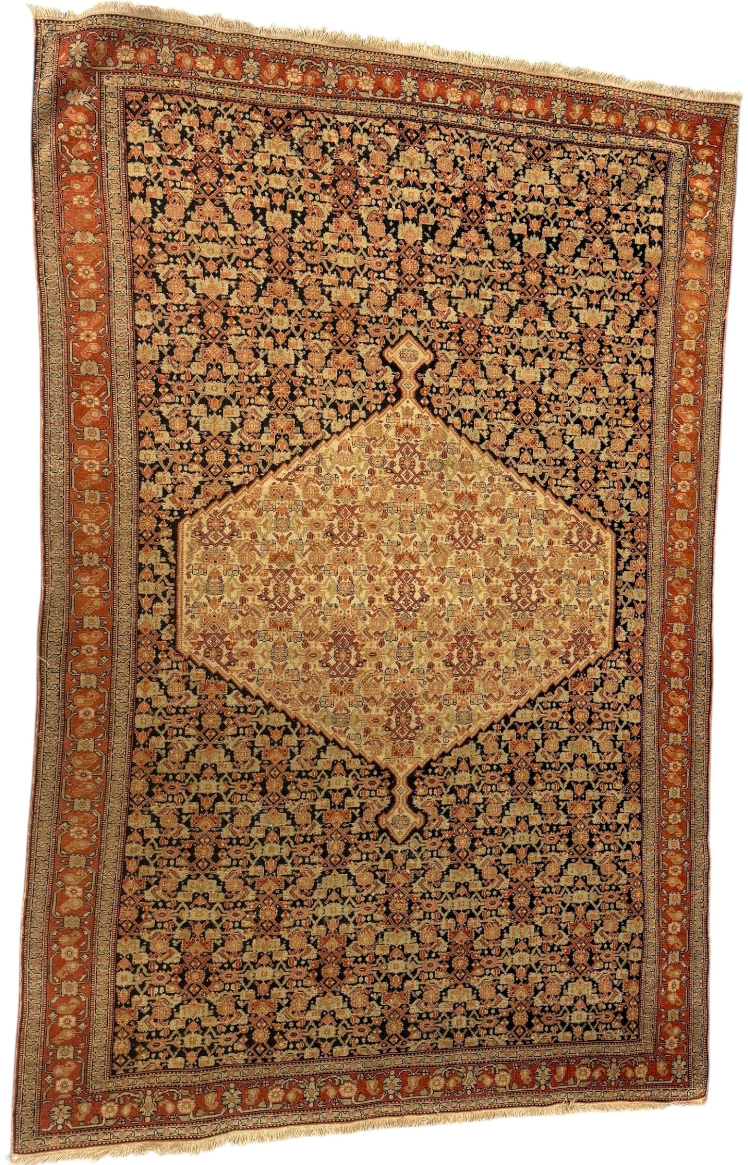 Fine Early 20thC Persian Senna Rug (1 of 12)