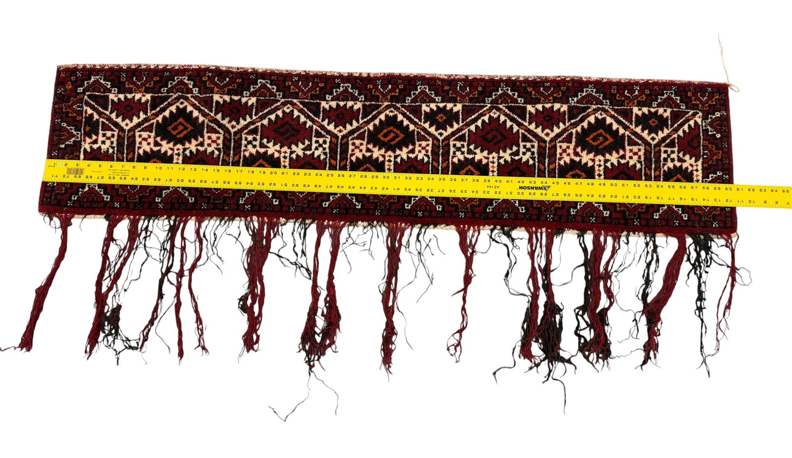 Vintage Turkish Hand Knotted Tekke Wool Rug Door / Wall Hanging (1 of 6)