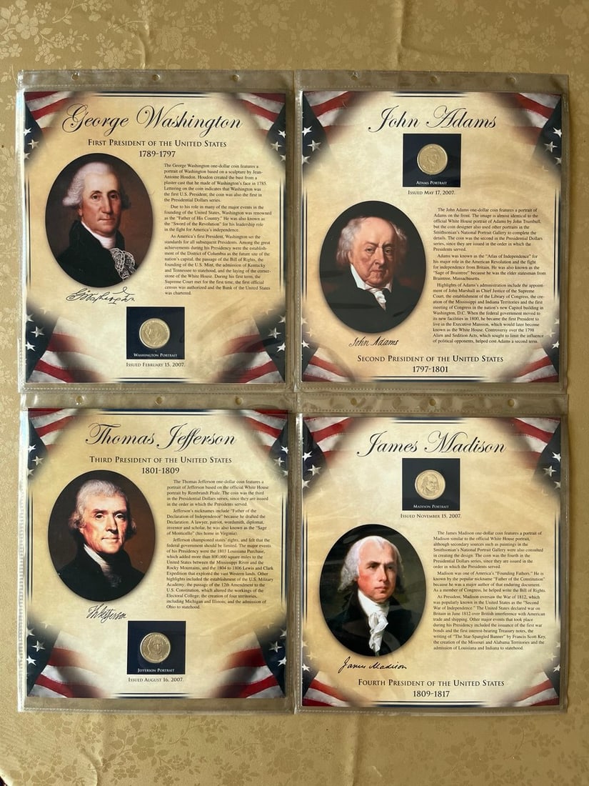 THE U.S PRESIDENTS COIN COLLECTION (1 of 7)