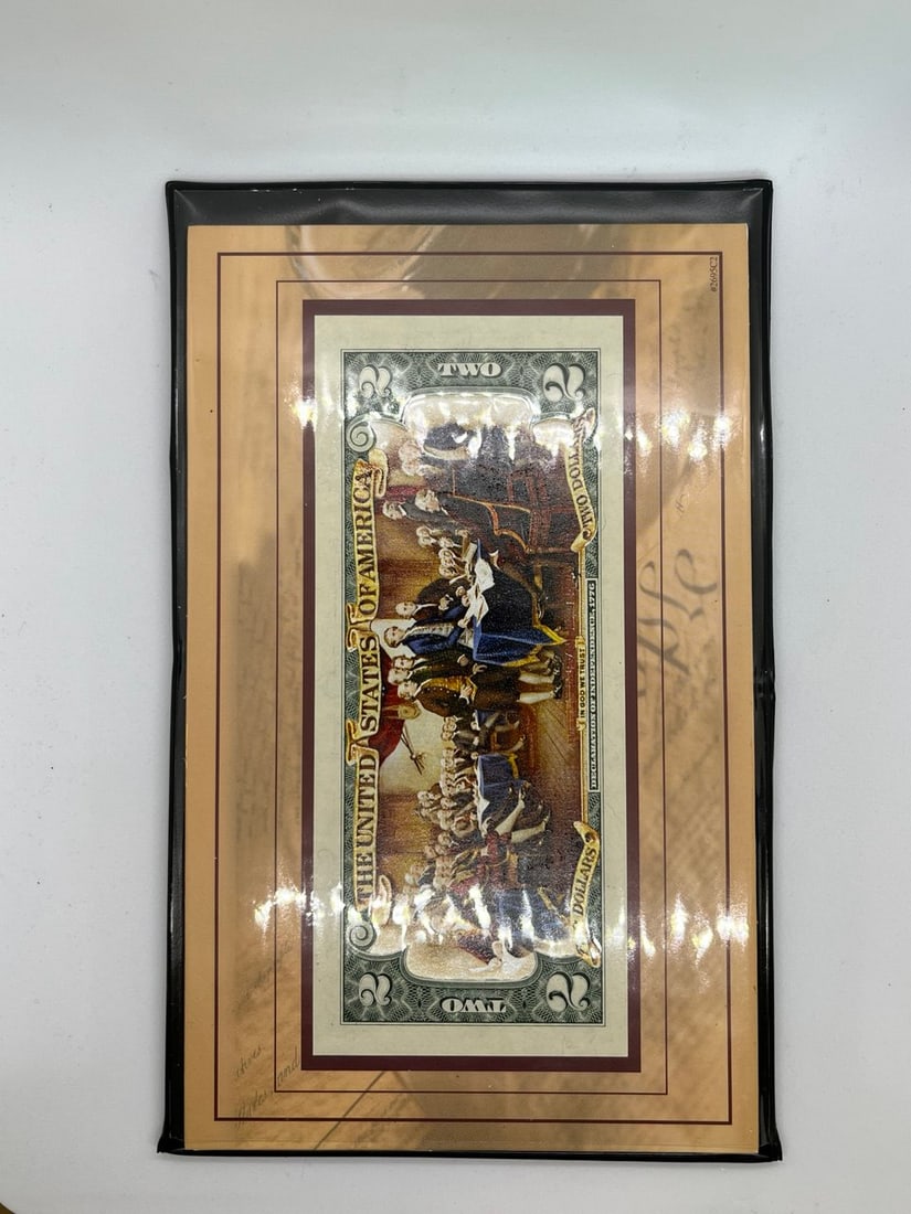 COLORIZED TWO DOLLAR BILL - 2