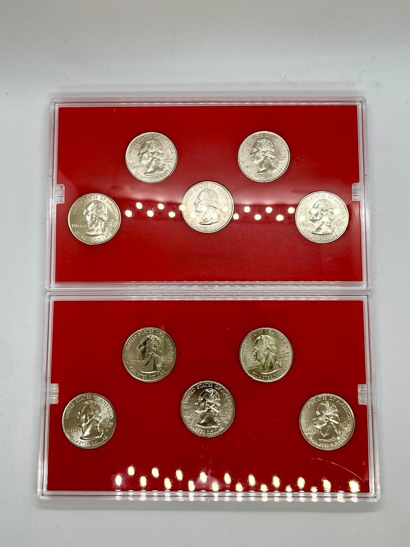 DENVER MINT EDITION: DENVER MINT EDITION STATE QUARTER COLLECTION 9 SET