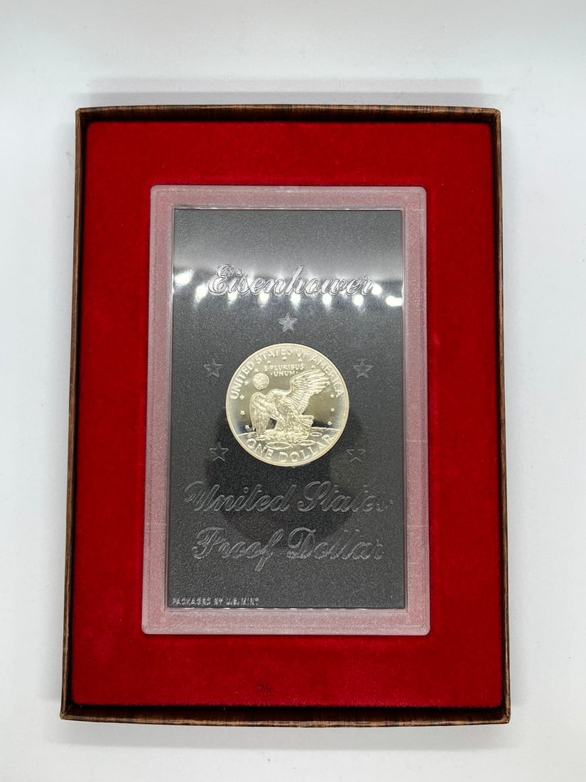 U.S PROOF DOLLAR: U.S PROOF DOLLAR 1974 LIBERTI EISENHOWER $1