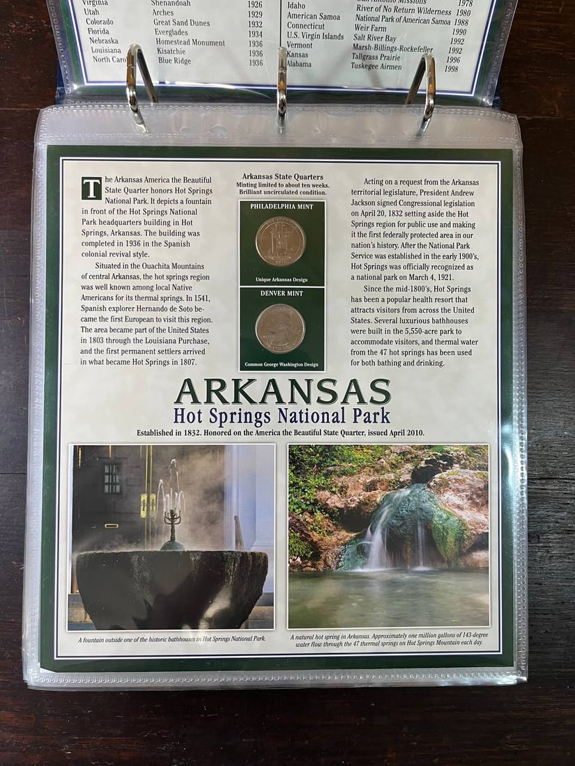 U.S. STATE QUARTERS: THE FIRST AND ONLY COIN TRIBUTE TO OUR NATIONAL TREASURES