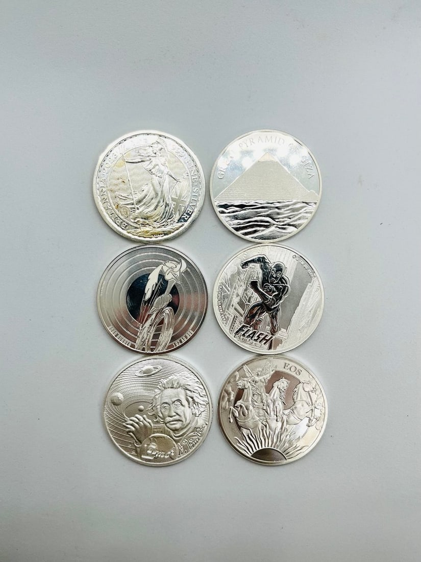 SILVER COINS FINE .999 OZ (1 of 2)